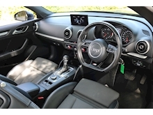 Audi A3 Cabriolet 2.0 TDI S line S Tronic Convertible (Sat Nav+DAB+HEATED Seats+Gloss Black Alloys+Power Mirrors) - Thumb 17