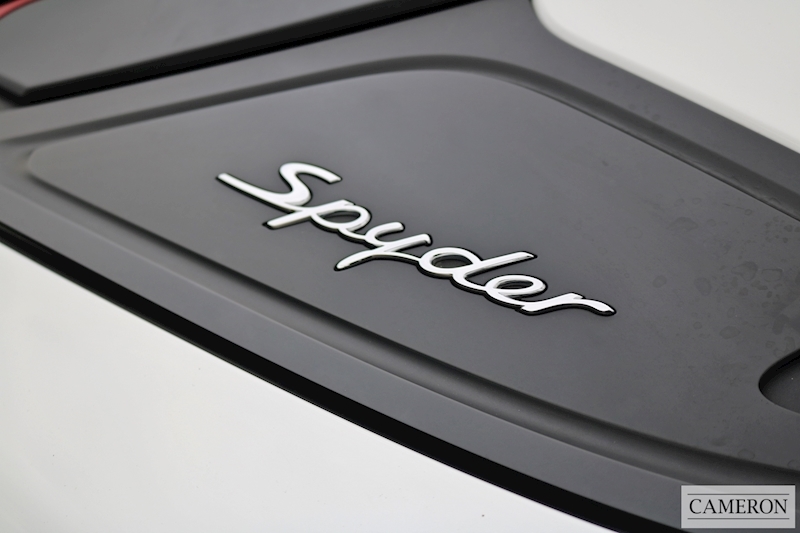 Porsche Boxster 981 Spyder 3.8 2dr Convertible Manual Petrol