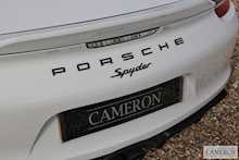 Porsche Boxster 981 Spyder Convertible 3.8 Manual Petrol