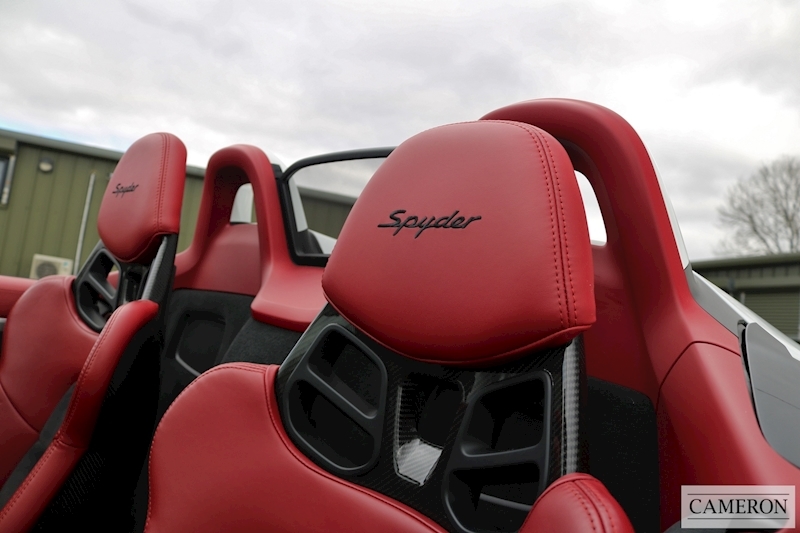 Porsche Boxster 981 Spyder Convertible 3.8 Manual Petrol