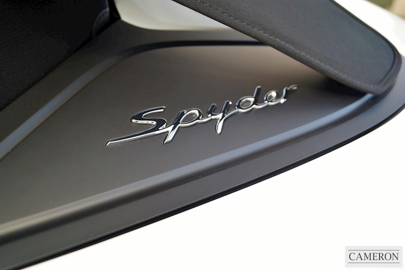 Porsche Boxster 981 Spyder 3.8 2dr Convertible Manual Petrol