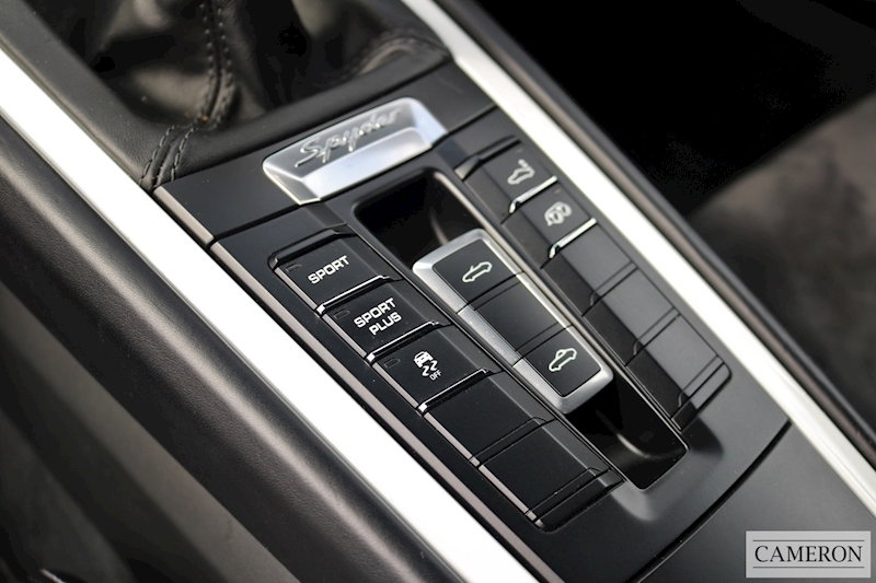 Porsche Boxster 981 Spyder 3.8 2dr Convertible Manual Petrol