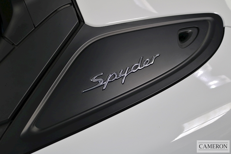 Porsche Boxster 981 Spyder 3.8 2dr Convertible Manual Petrol