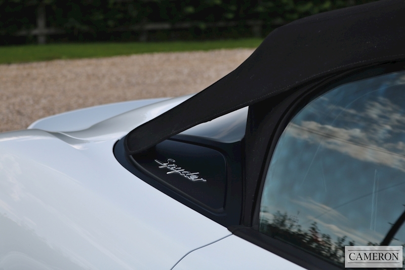 Porsche Boxster 981 Spyder 3.8 2dr Convertible Manual Petrol