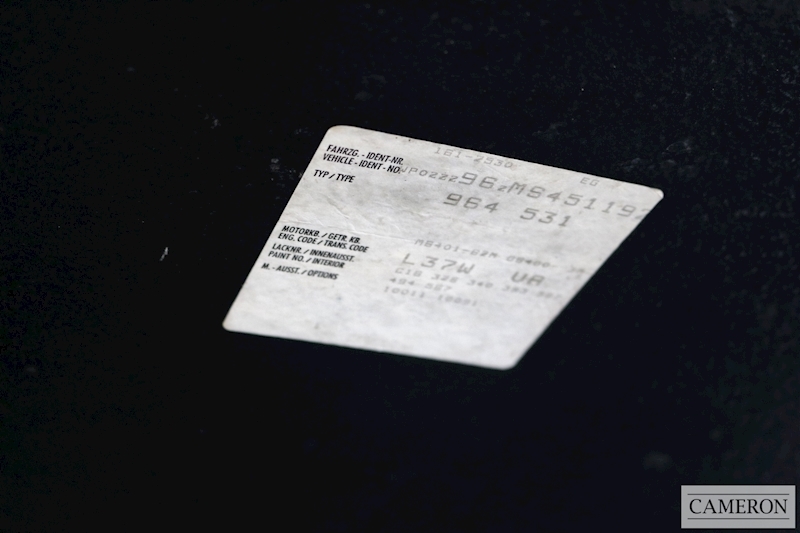 Porsche 911 964 Carrera 4 Cabriolet 3.6 2dr Convertible Manual Petrol