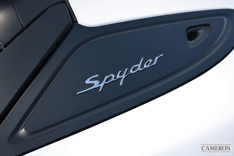 Porsche Boxster 981 Spyder 3.8 2dr Convertible Manual Petrol