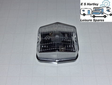CARAVAN  MOTORHOME RED AND CLEAR MARKER