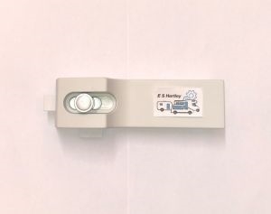 TABBERT COMTESSA BARN DOOR LOCK WHITE