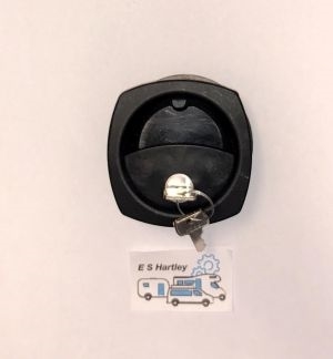 Garage Door Lock Black