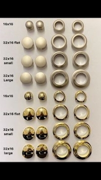 CUPBOARD PUSH LOCKS [PACK OF 2] button and surround only