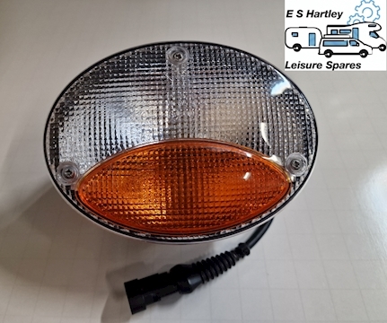 OVAL REAR LAMP CI ROLLERTEAM REVERSE AND INDICATOR