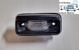 Hella Number Plate Light 75mm X 35mm (50mm Holes) No Bulb Image 1