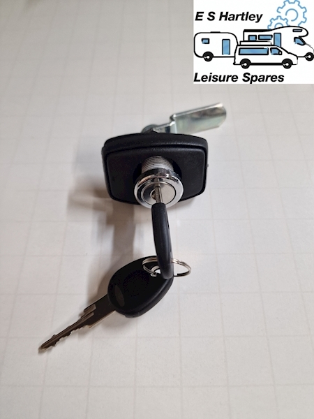 FAP RECTANGULAR PUSH LOCK BLACK Image 1