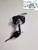 FAP RECTANGULAR PUSH LOCK BLACK Image 1
