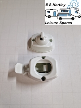 Lever Release Door Retainer White