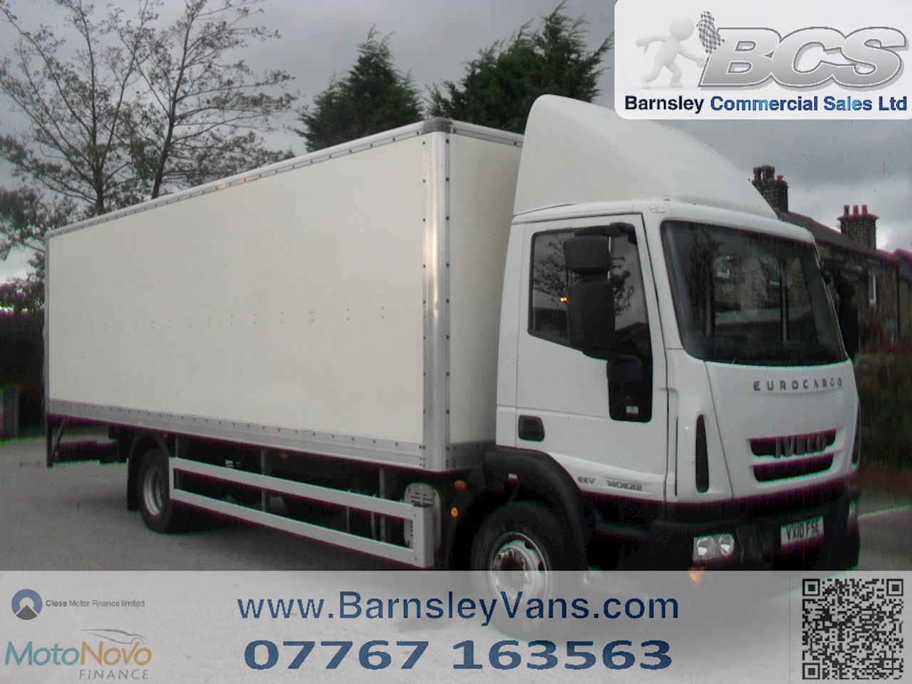 2010 10 IVECO EUROCARGO 140E22S 24FT BOX WITH TAIL LIFT