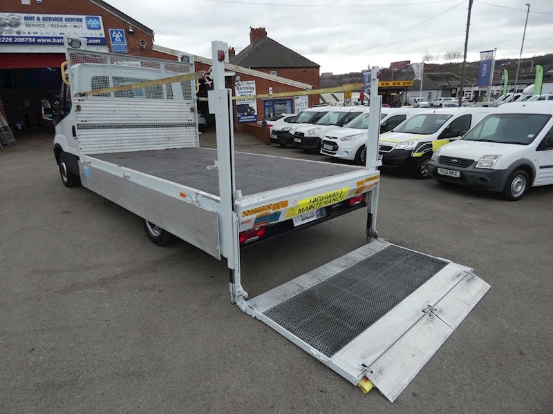Iveco 2017 67 IVECO DAILY 2.3TD 14V 35S LWB DROPSIDE PICKUP TAIL LIFT EURO 6