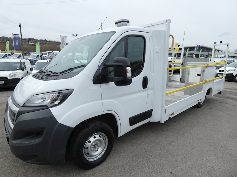 Peugeot 2017 17 PEUGEOT BOXER 2.0 BLUEHDI 335 HIGHWAYS MAINTENANCE CONE PICKUP ONLY 65K