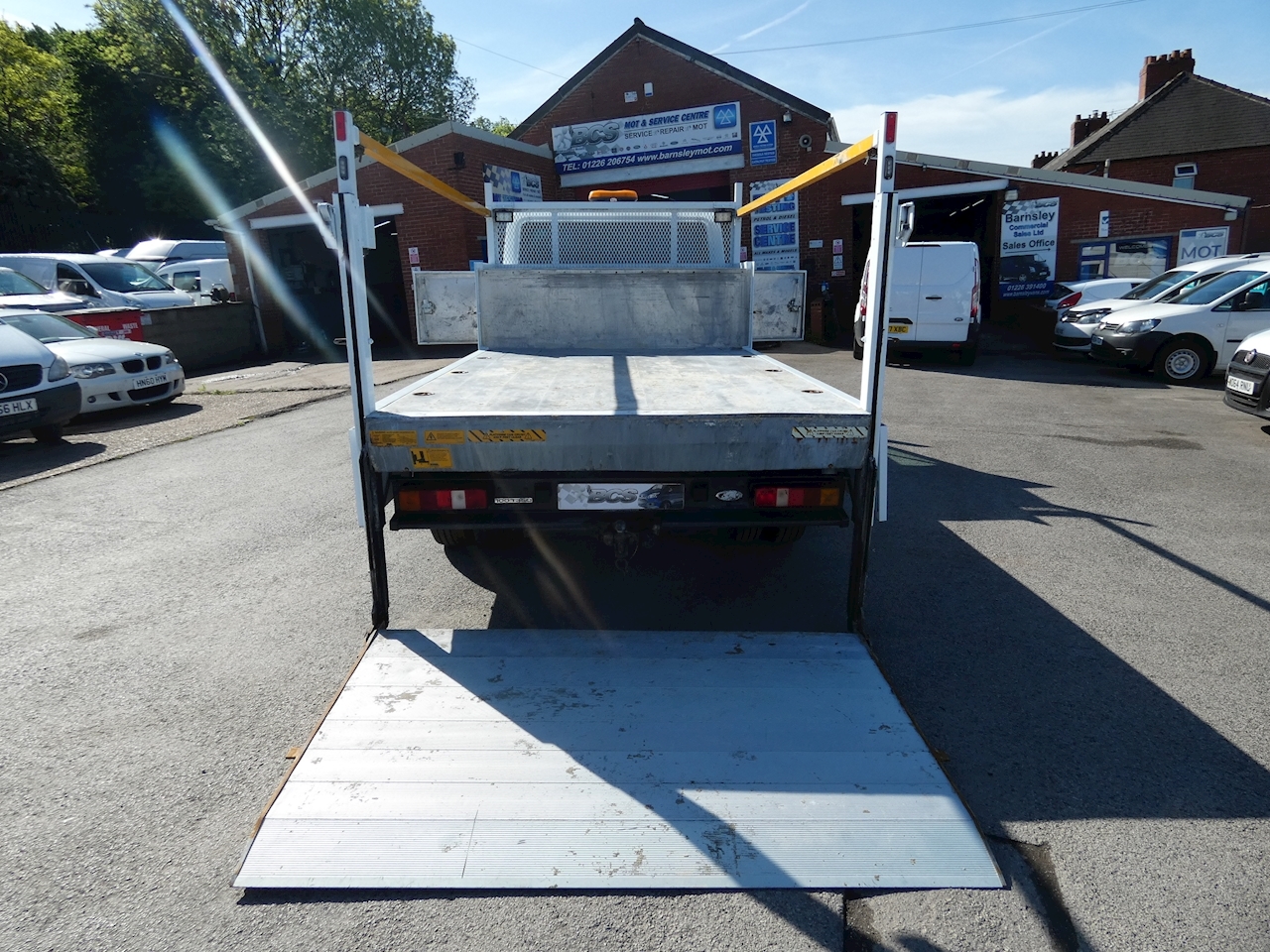 2014 63 FORD TRANSIT T350 DRW 3M DROPSIDE PICKUP WITH TAIL LIFT AND TOOLBOX