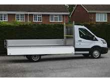 Ford Transit 350 L4 130ps Dropside, Lightweight alloy body, Dual rear wheels 