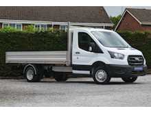 Ford Transit 350 L4 130ps Dropside, Lightweight alloy body, Dual rear wheels 