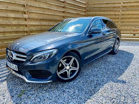 C Class C220d AMG Line - Big Spec - Heads Up - 360 Cameras - Electric Leather - Auto Boot 2.1 5dr Estate Manual Diesel