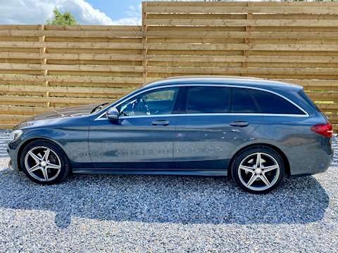 C Class C220d AMG Line - Big Spec - Heads Up - 360 Cameras - Electric Leather - Auto Boot 2.1 5dr Estate Manual Diesel