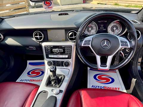 SLK SLK SLK200 BlueEFFICIENCY - Edition 125 - Navigation - DAB Radio - Full Sport Coral Leather 1.8 2dr Convertible Manual Petrol