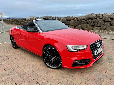 A5 Cabriolet S line Special Edition Plus - Navigation - Dab - Air Scarf - Phone - Heated Seats Front And Rear 2.0 2dr Convertible Multitronic Diesel