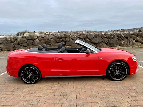 A5 Cabriolet S line Special Edition Plus - Navigation - Dab - Air Scarf - Phone - Heated Seats Front And Rear 2.0 2dr Convertible Multitronic Diesel
