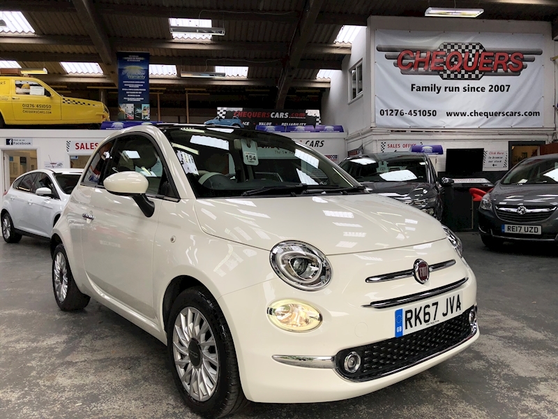 Used Fiat 500 Lounge Chequers Cars Ligher Ltd Fiat 500 Lounge Large 0