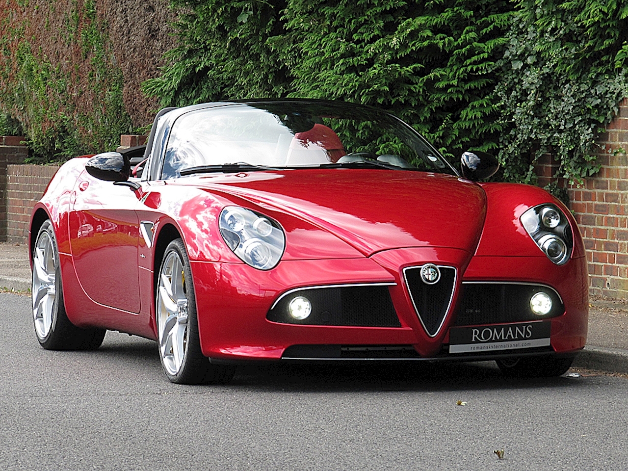 10 Used Alfa Romeo 8c Spider Competizione Red