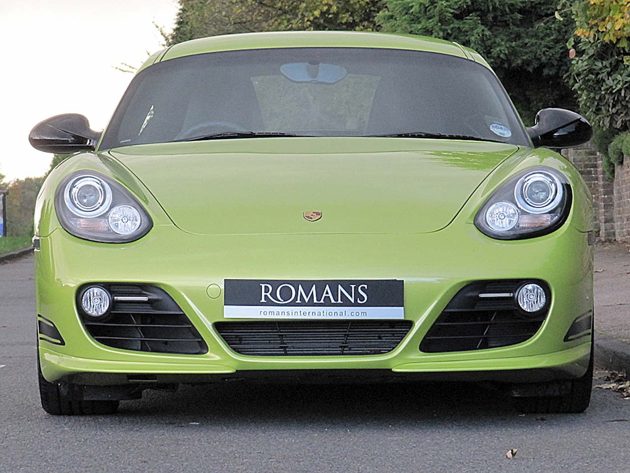 Porsche cayman green