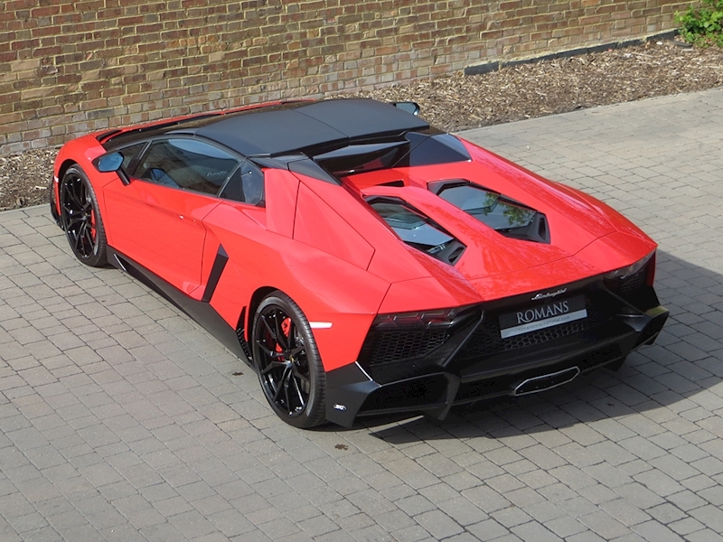 2014 Used Lamborghini Aventador Lp 720 4 Roadster 50 Anniversario Rosso Mars