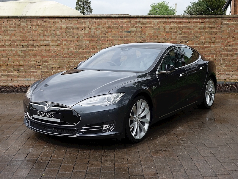 2015 Used Tesla Model S 90d Midnight Silver Metallic