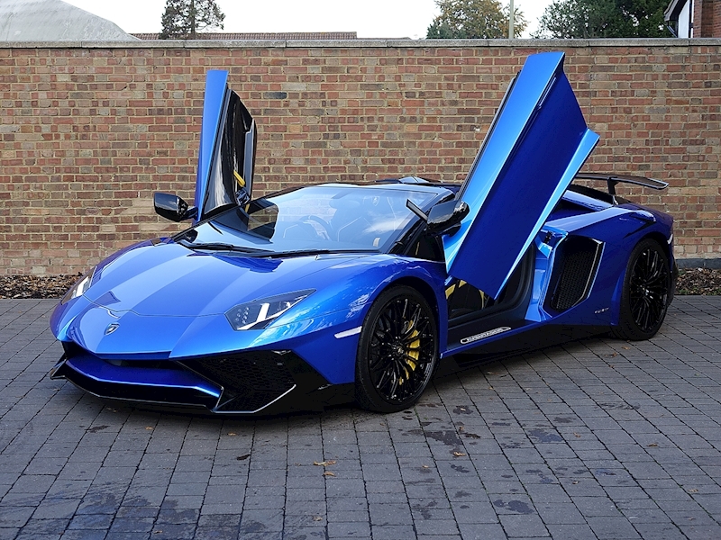 2016 Used Lamborghini Aventador SV Roadster | Blue Nethuns