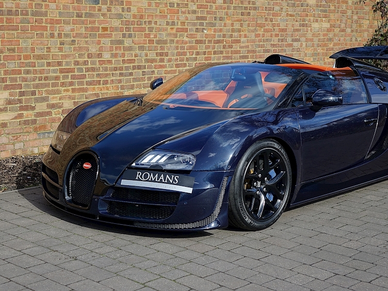 2014 Used Bugatti Veyron Grand Sport Vitesse | Blue Black Exposed Blue