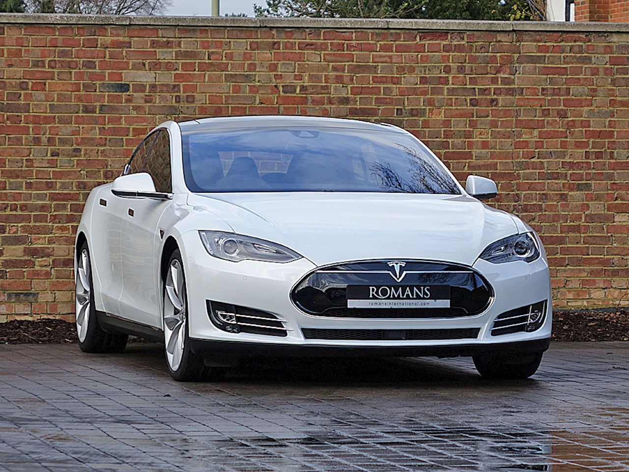 vers pizza levend 2015 Used Tesla Model S P85D | Pearl White