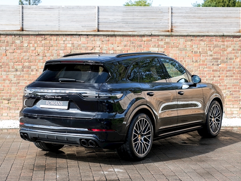 2018 Used Porsche Cayenne Turbo Jet Black Metallic