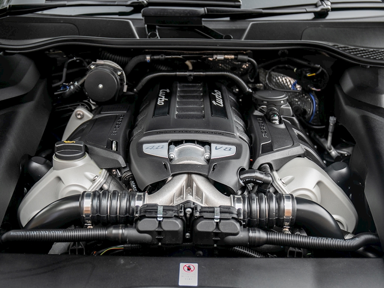 2018 Used Porsche Cayenne V8 Turbo Tiptronic S Jet Black