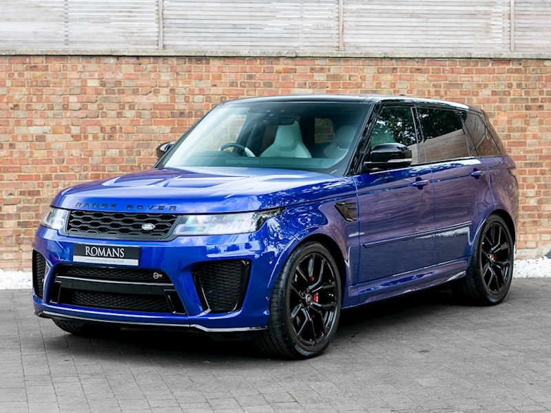 Navy Blue Range Rover Sport