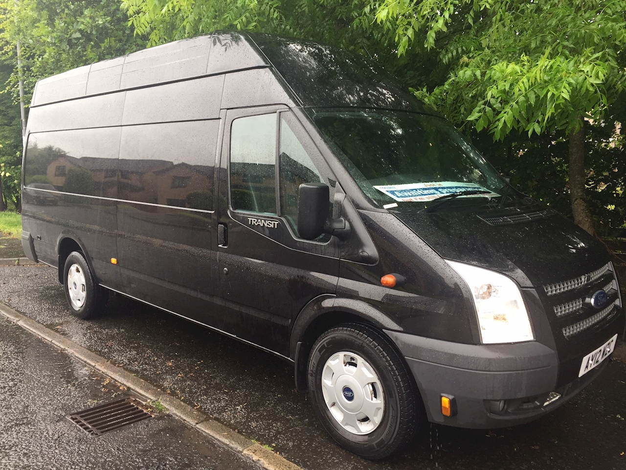 black ford van for sale