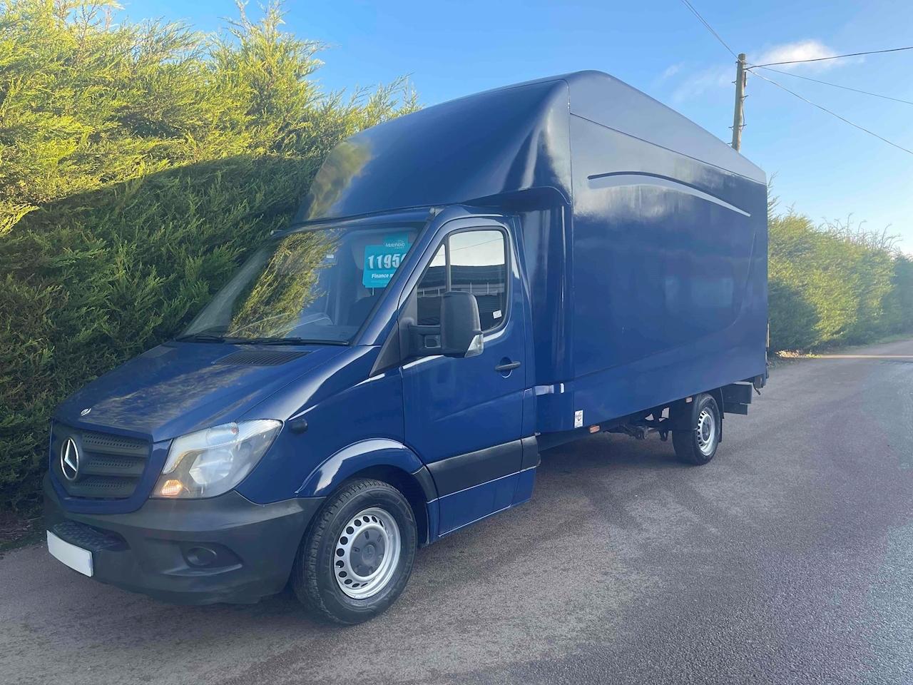 Used 2014 Mercedes-Benz Sprinter 2.1 130bhp LWB LUTON VAN - 1.2m TAIL ...