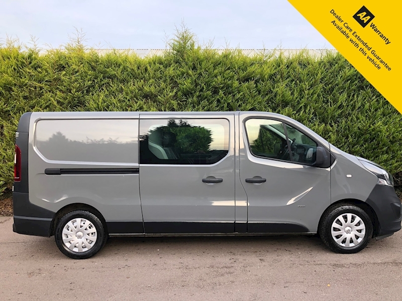 Used 2015 Vauxhall Vivaro 2900 L2H1 1.6 Cdti CREW VAN For Sale in Leics