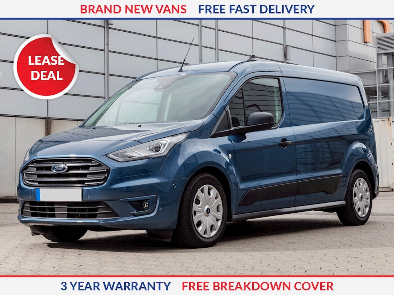 New Ford Transit Connect L2 Trend Van LWB 2024 Free UK Delivery Van