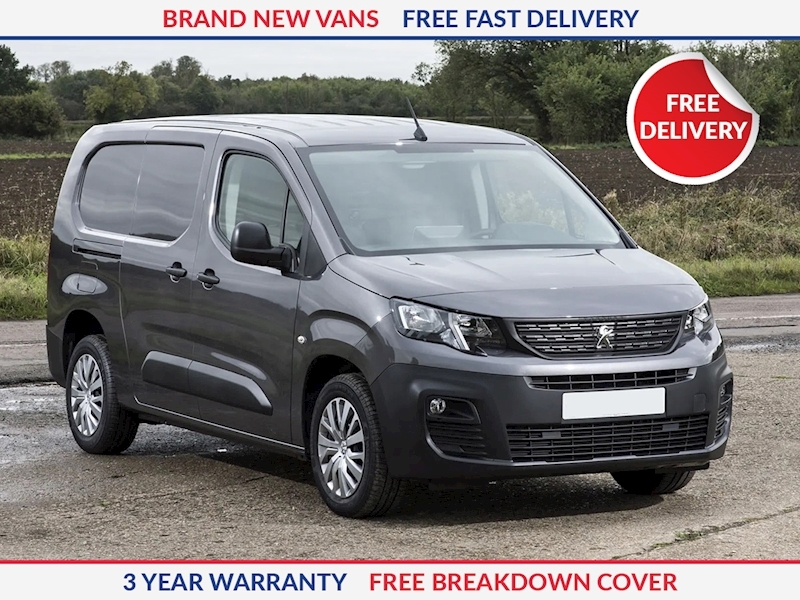 New Peugeot Partner Professional L2 950 Long 100ps LWB 2021 | Free UK ...