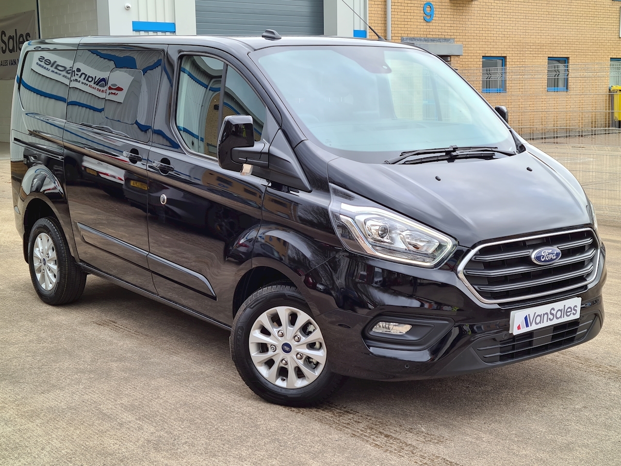 New Ford Transit Custom L2 FWD 2.0 EcoBlue 130ps Low Roof D/Cab Limited Van  LWB 2024, Free UK Delivery