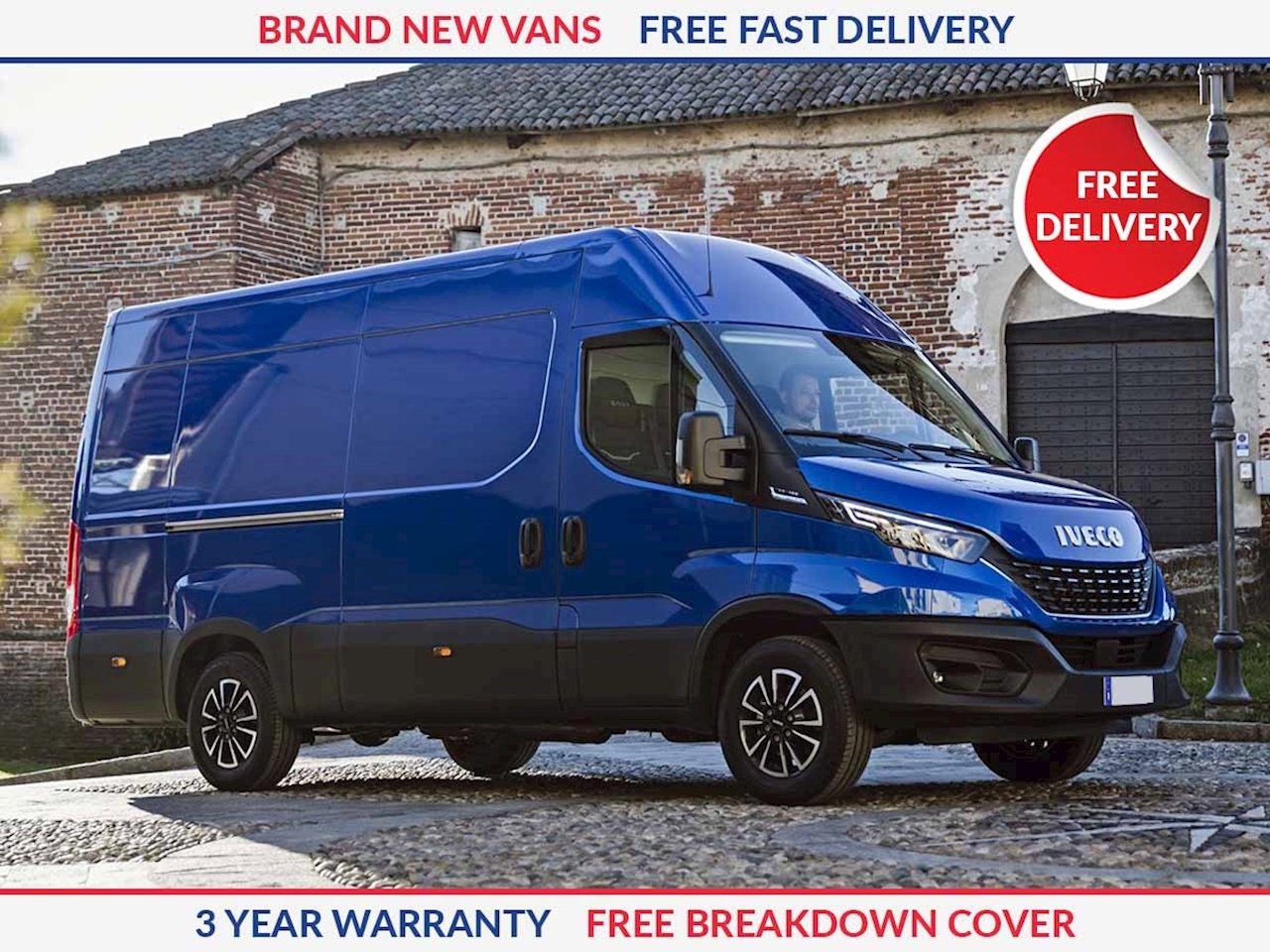 New Iveco Daily L1 H2 High Roof Panel Van SWB 2024