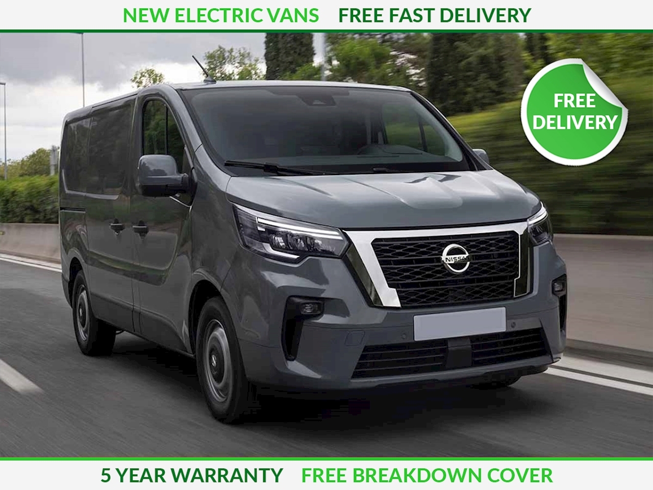 New Nissan e-Primastar L2 H1 Electric Panel Van 2023 | Free UK Delivery |  Van Sales UK