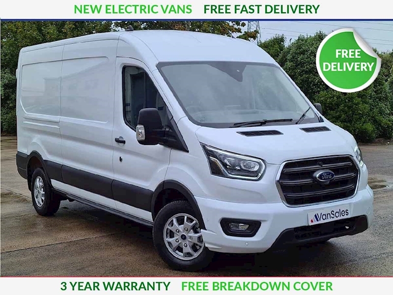 New Ford e-Transit L4 H2 Electric Van 2022 | Free UK Delivery | Van Sales UK